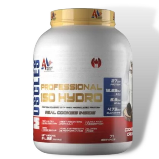 Americanz Muscles Professional ISO Hydro Protein 5 lbs Cookies & Cream