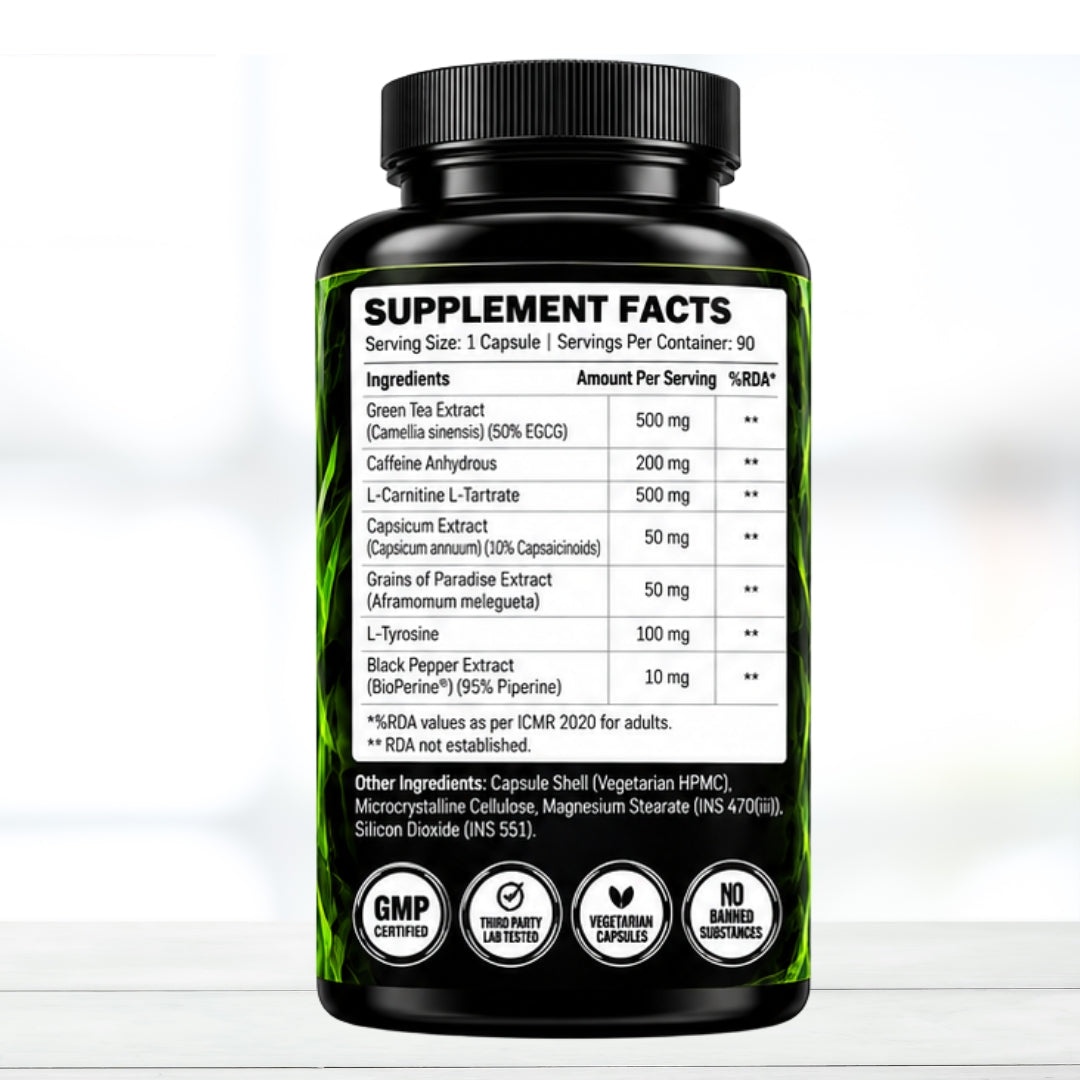 Austral Nutrition Black Krait Thermogenic Support Capsules 90 Count | Energy, Focus & Metabolic Support