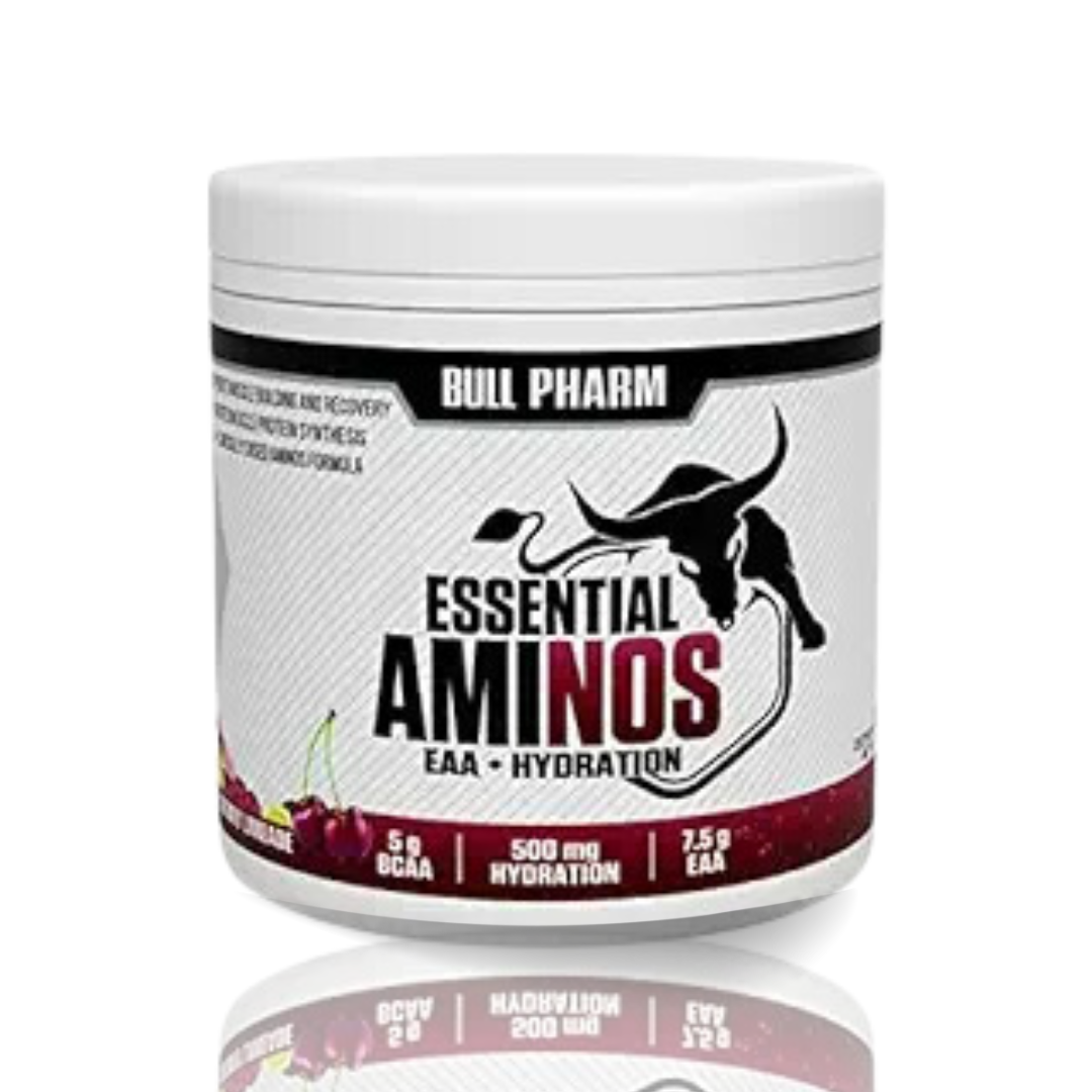Bull Pharm Essential Amino EAA + Hydration 30 Servings Cherry Lemonade Flavour - The Muscle Kart.com