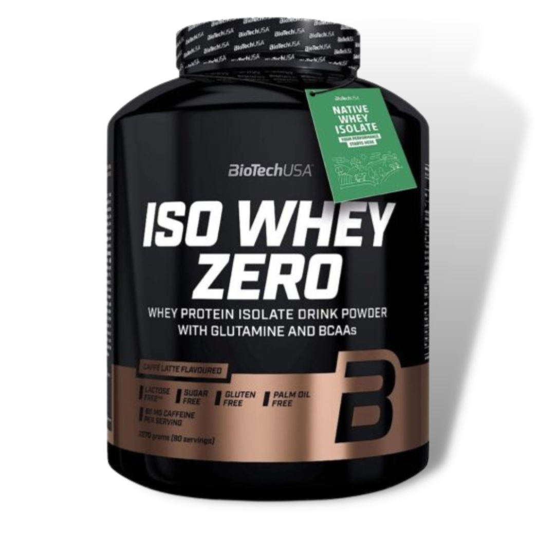 BiotechUSA ISO Whey ZERO 5 lbs Cafe Latte Flavored - The Muscle Kart.com