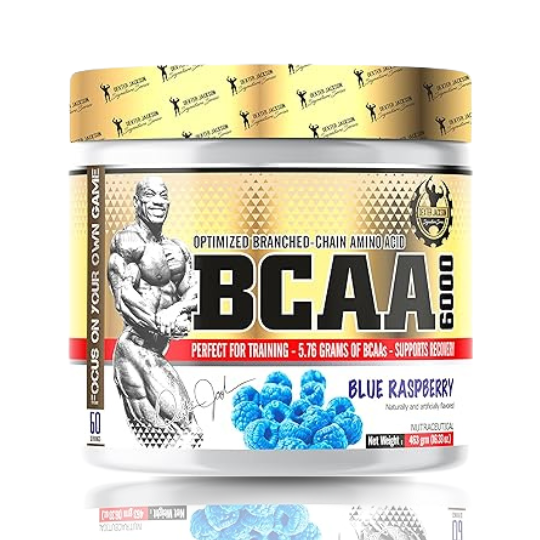 Dexter Jackson BCAA 6000 60 Servings, 463g Blue Raspberry Flavor