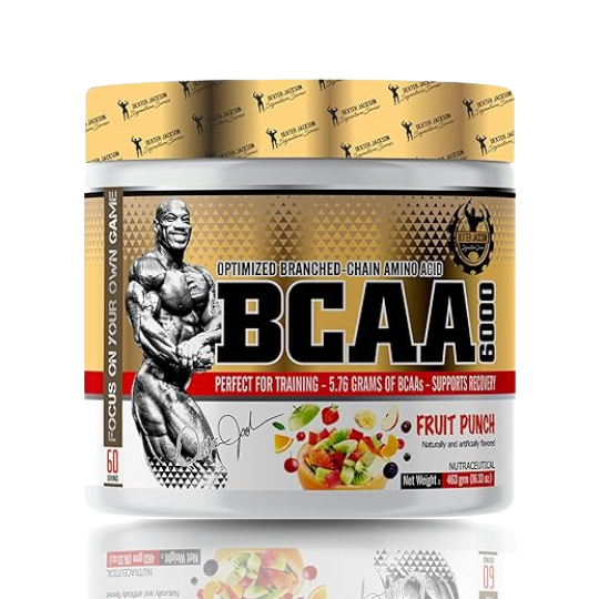 Dexter Jackson BCAA 6000 60 Servings, 463g Fruit Punch Flavor