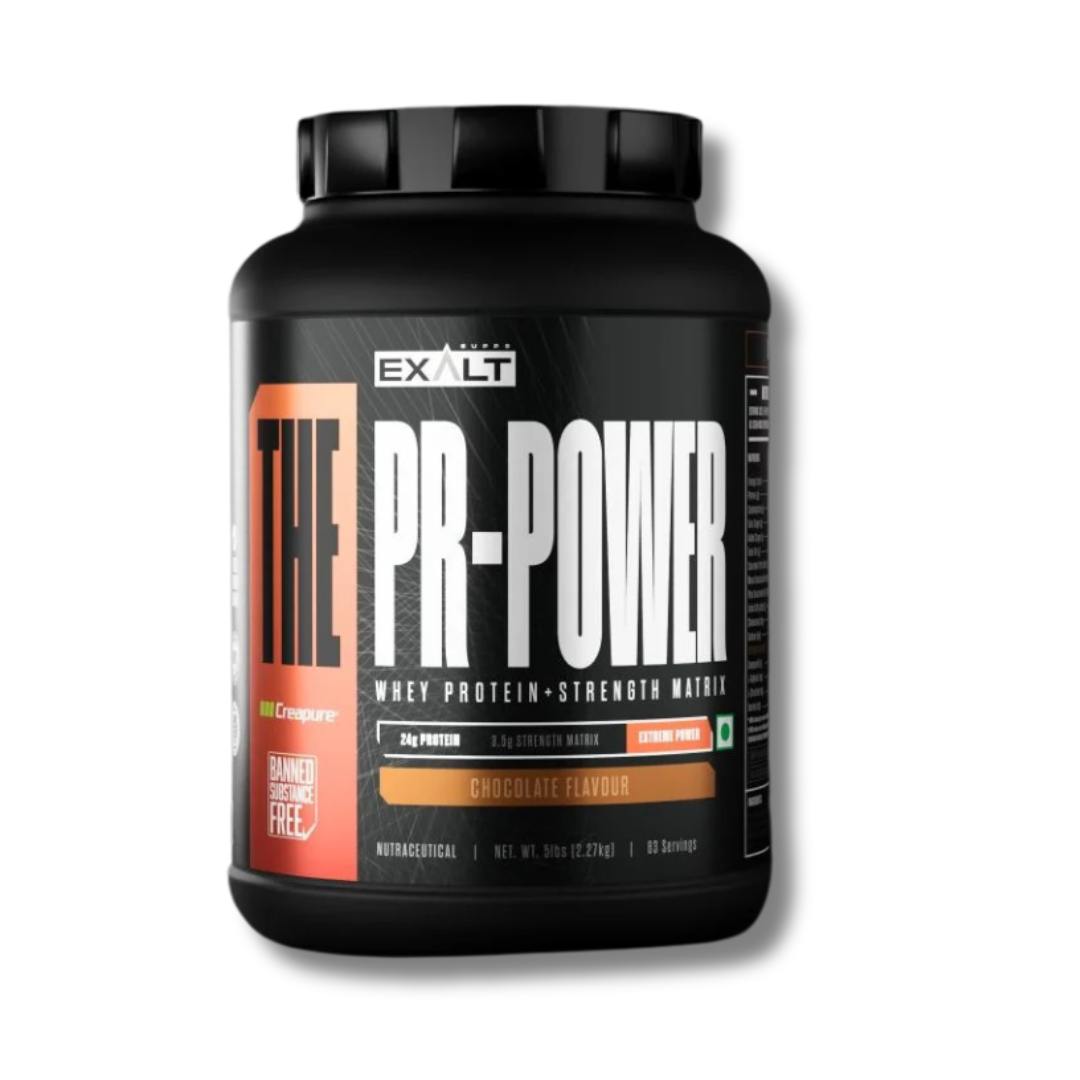 Exalt Supps The PR-POWER Whey Protein 5lbs Chocolate Flavor