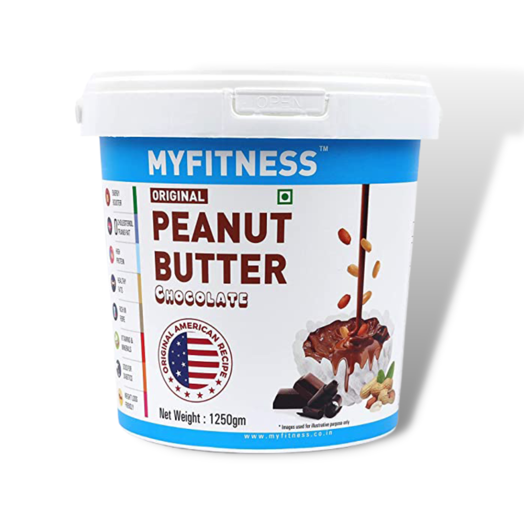 MYFITNESS Chocolate Peanut Butter 1250g - The Muscle Kart.com