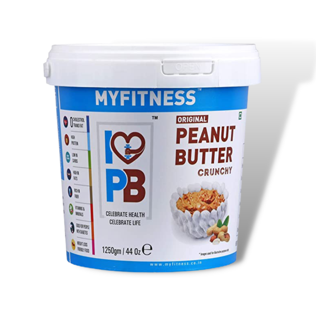 MYFITNESS Peanut Butter Crunchy 1250g - The Muscle Kart.com