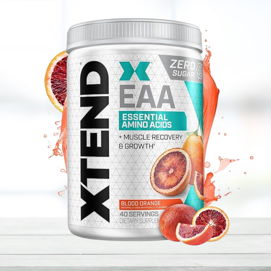 Scivation Xtend EAA - Essential Amino Acids with Electrolytes, Blood Orange, 40 Servings - The Muscle Kart.com