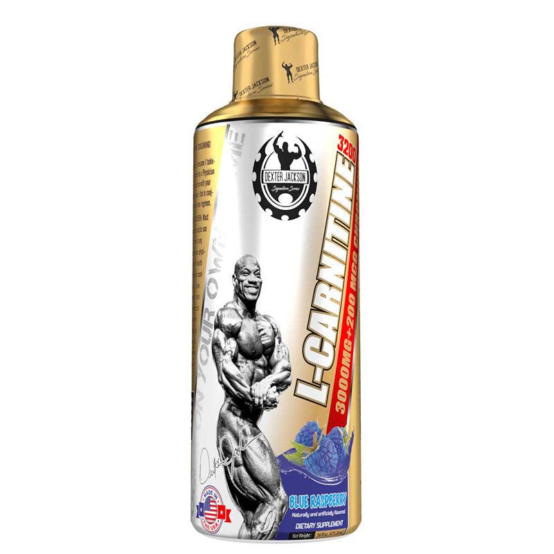 Dexter Jackson L-Carnitine Liquid 3200 Blue Raspberry - The Muscle Kart.com