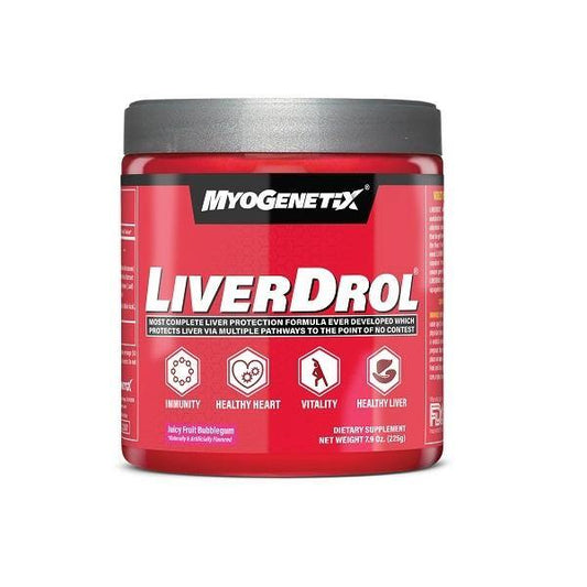 Myogenetix Liverdrol 225 Grams/ 45 Servings (Tropical Mango Spice Flavour) - The Muscle Kart.com