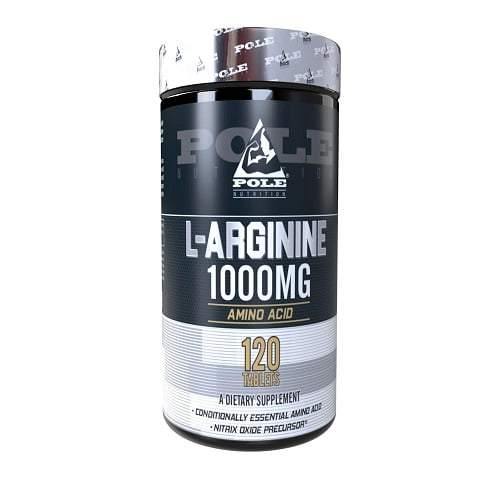 Pole Nutrition L-Arginine 1000mg, 120 Capsules - The Muscle Kart.com