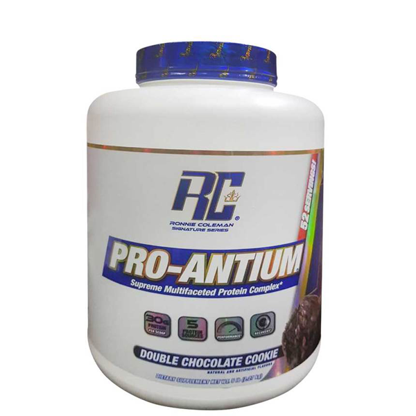 Ronnie Coleman Signature Series Pro Antium - 5.6 lbs Double Chocolate Cookie Flavor - The Muscle Kart.com