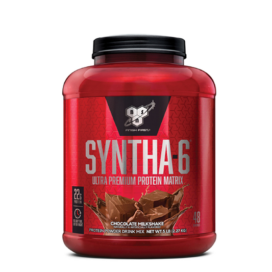 BSN Syntha-6, from Glanbia 5 lbs Milk Chocolate Flavor - The Muscle Kart.com