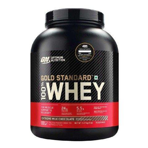 Optimum Nutrition Gold Standard 100% Whey Protein, 5 lbs From Glanbia - The Muscle Kart.com