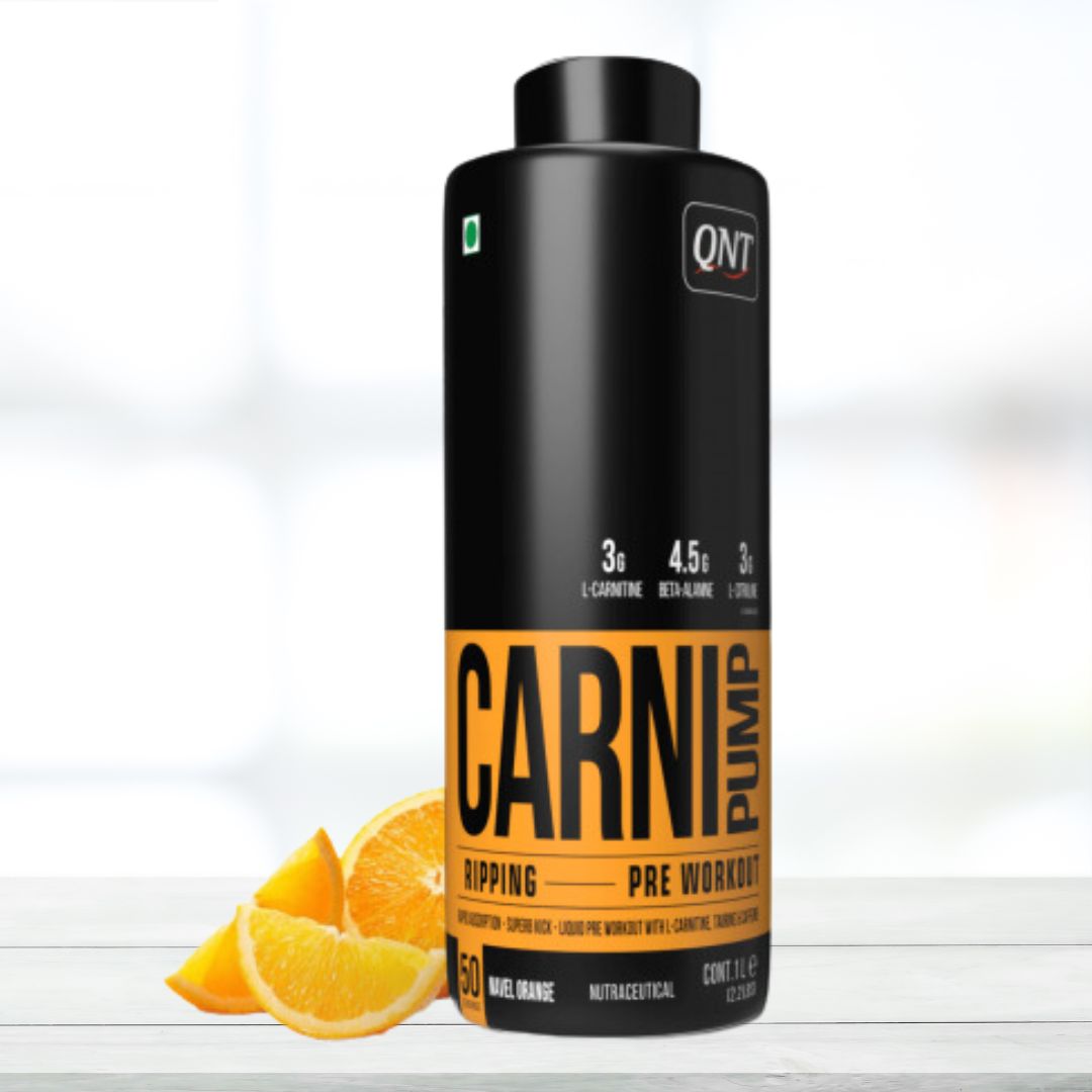 What Is Pre Ripping QNT CARNIPUMP Ripping Pre Workout - 1 L (Orange Flavor) – The Muscle Kart