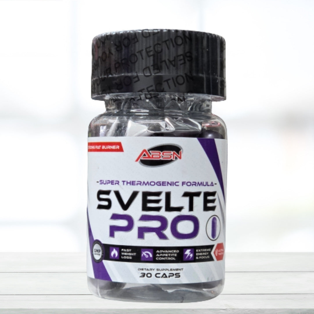 ABSN Svelte Pro 30 Capsules | Weight Management Supplement | Metabolism Support | Appetite Control | 30 Veg Capsules - The Muscle Kart.com