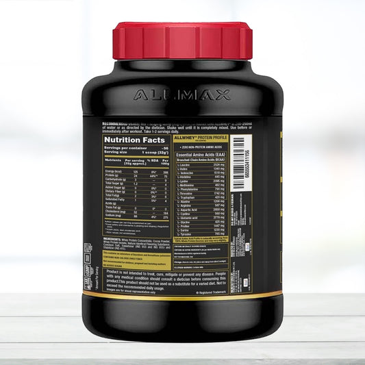Allmax Gold AllWhey Premium Whey Protein Powder 1kg | High Protein Whey Blend for Muscle Recovery & Lean Muscle Support - The Muscle Kart.com