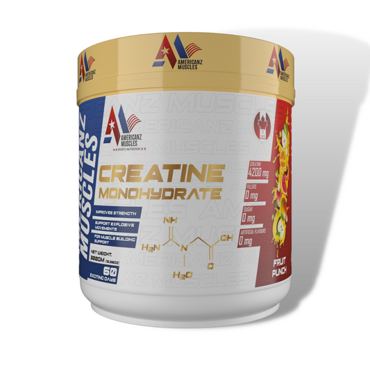Americanz Muscles Creatine Monohydrate 60 Serving Fruit Punch
