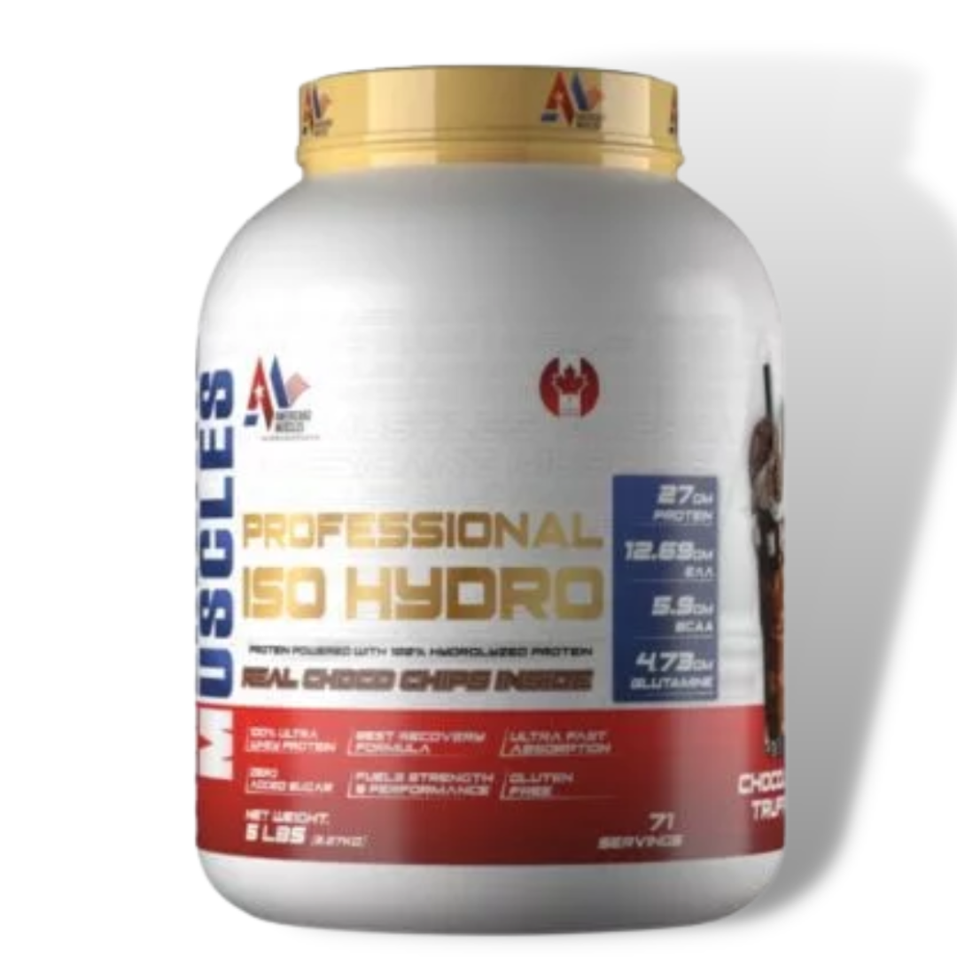 Americanz Muscles Professional ISO Hydro Protein 5 lbs Chocolate Truffle