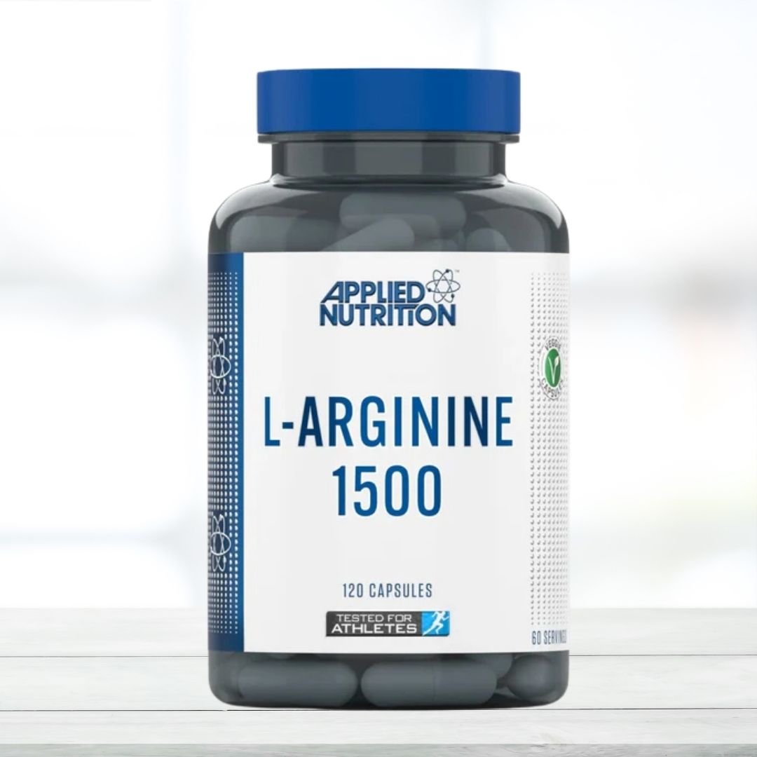 Applied Nutrition L-Arginine 1500 mg Tablets – 120 Tabs | Amino Acid Supplement for Nitric Oxide & Workout Performance - The Muscle Kart.com
