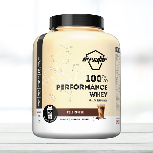 Avvatar 100% Performance Whey | 2 Kg | Cold Coffee Flavour