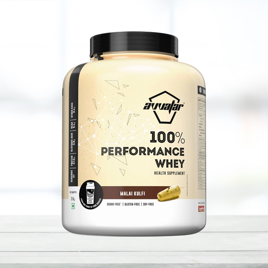Avvatar 100% Performance Whey | 2 Kg | Malai Kulfi Flavour