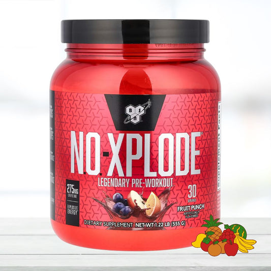 BSN N.O.-Xplode 555g 30 Servings Fruit Punch Flavor