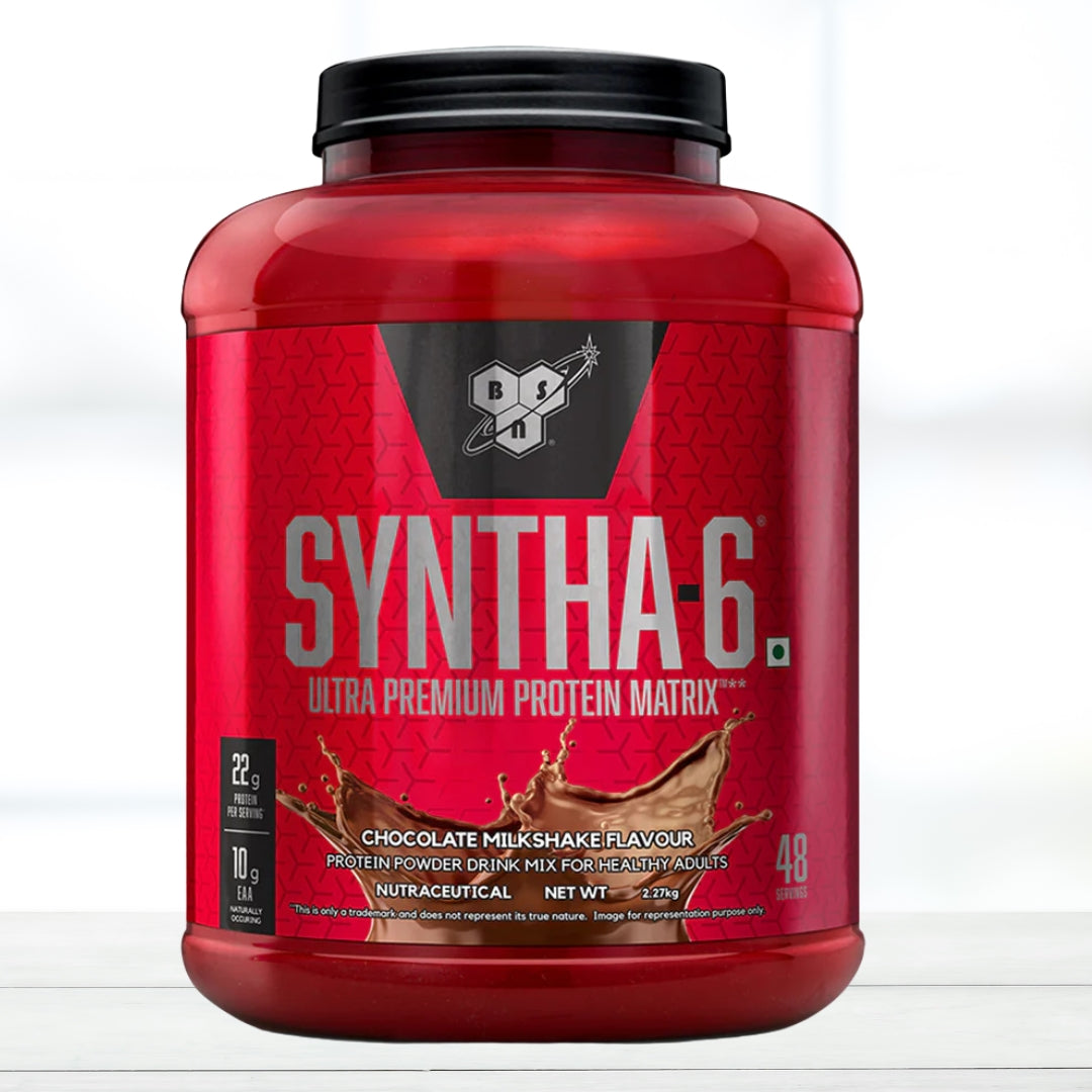 BSN Syntha-6, from Glanbia 5 lbs Milk Chocolate Flavor - The Muscle Kart.com