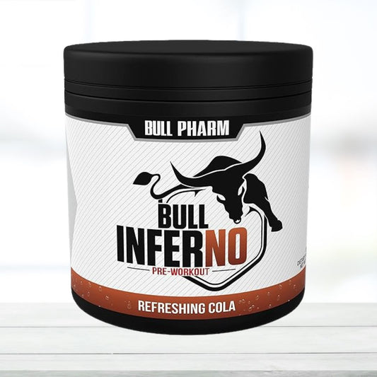 Bull Pharm BULL INFERNO | PREWORKOUT 30Servings REFRESHING COLA Flavor