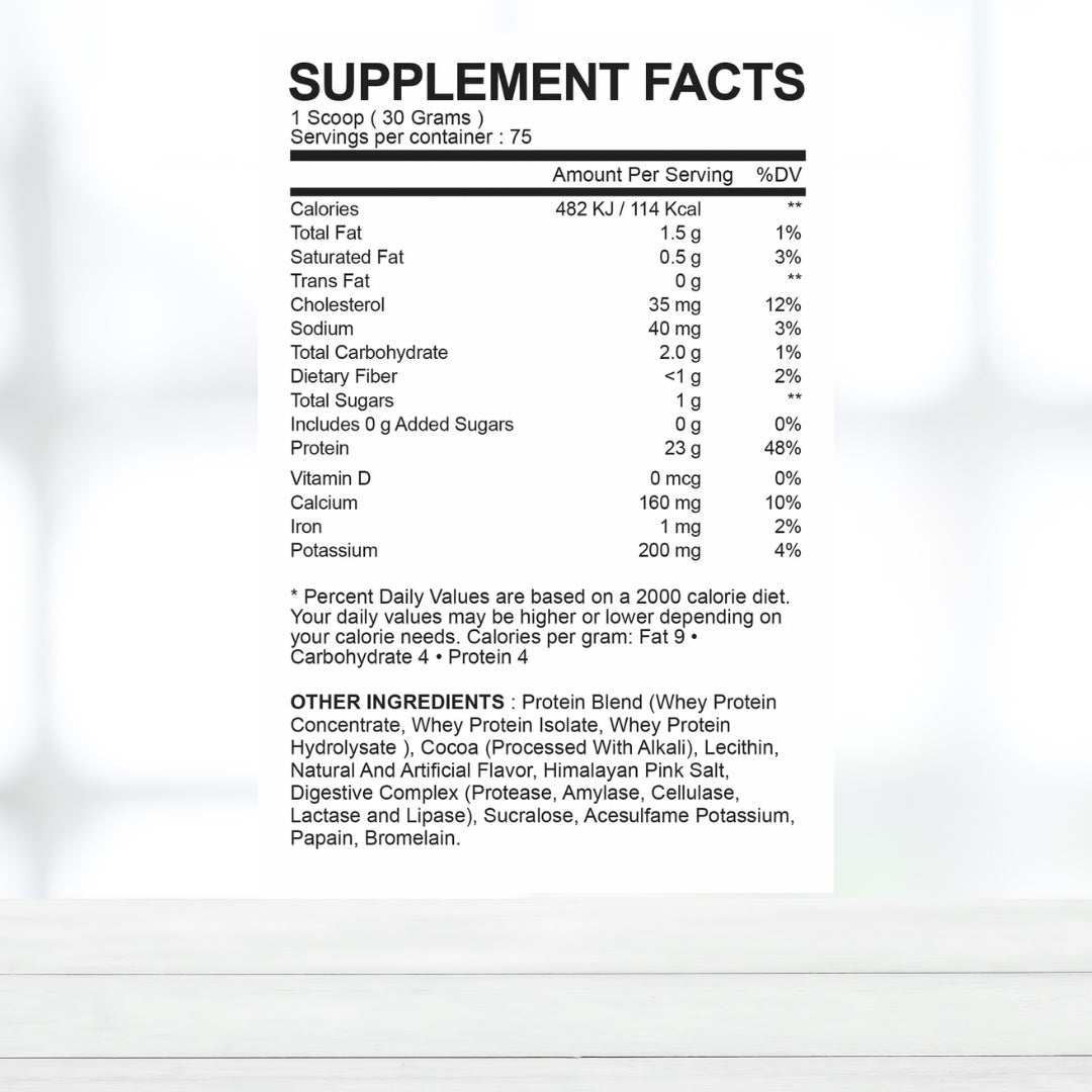 Bull Pharm Whey Protein Powder Rich Chocolate 5lbs 75 Servings - The Muscle Kart.com