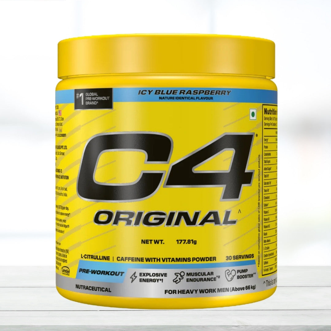 Cellucor C4 Original Pre Workout Powder 30 Servings (177g) – Icy Blue ...