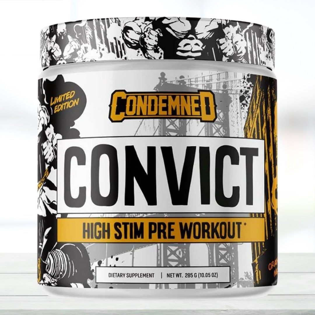 Condemned Labz Convict Pre-Workout Powder – 50 Servings | Energy, Focus & Performance Support