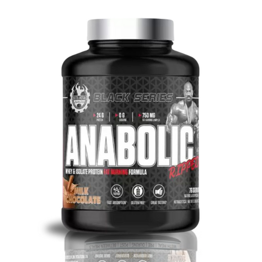 Dexter Jackson Black Series Anabolic Ripped Whey 5lbs 76 Servings Chocolate Flavor