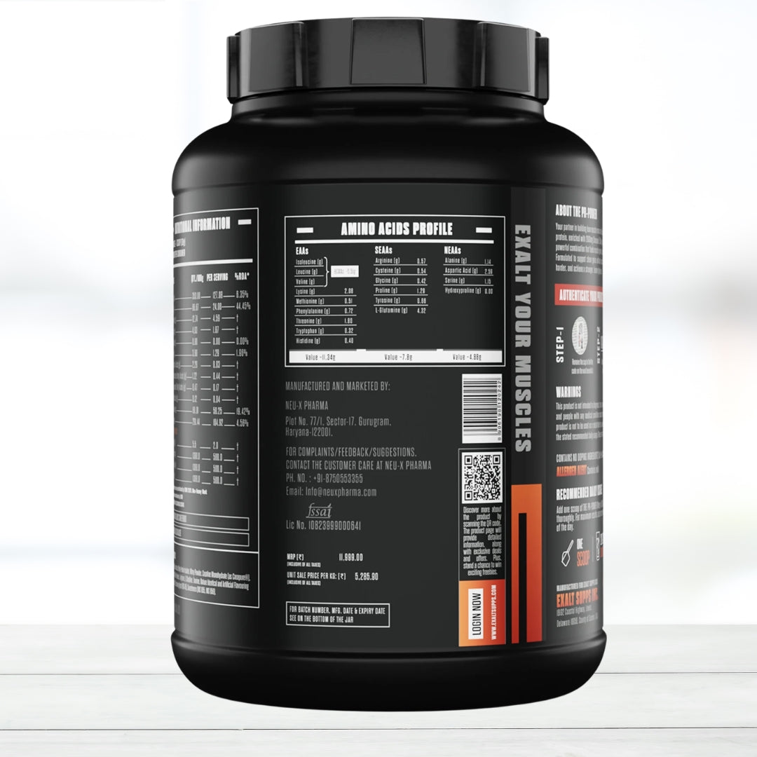 Exalts The Priority Whey Protein (Chocolate Flavor, 80 Servings)