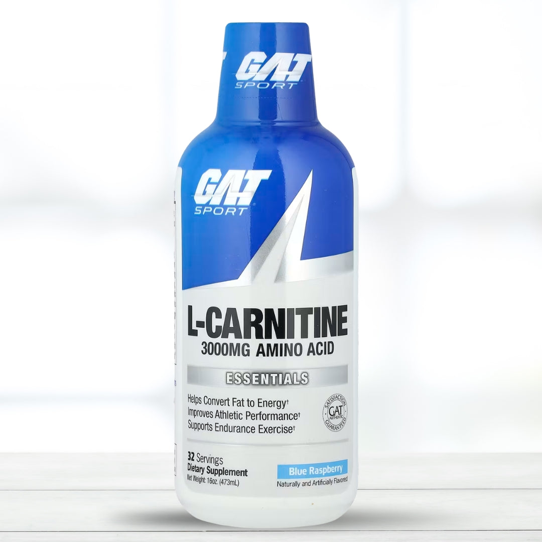 GAT Sport L-Carnitine Blue Raspberry, 16 oz (473 mL), Liquid Supplement