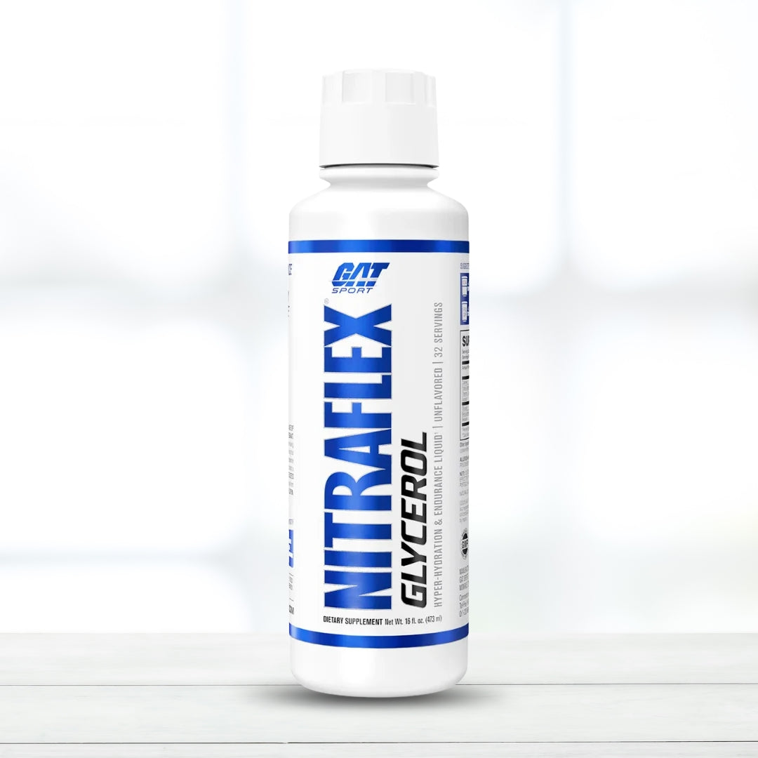 GAT Sports Nitraflex Glycerol 32 Servings | Pre-Workout Hydration & Muscle Pump Support