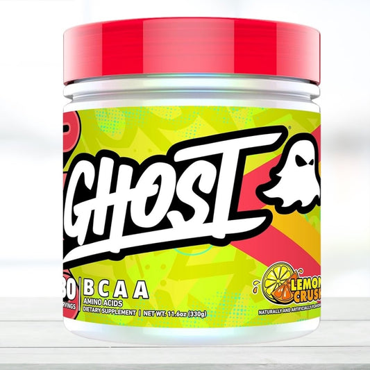 GHOST BCAA Powder Amino Acids Supplement | 30 Servings | Lemon Flavor | Essential Branched-Chain Amino Acids for Muscle Recovery & Hydration Support