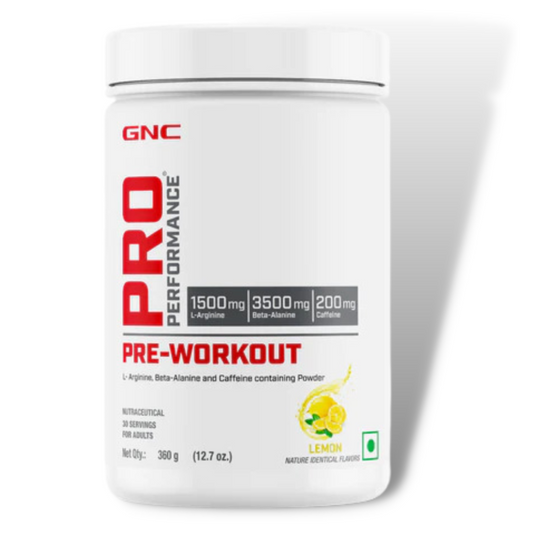 GNC Pro Performance Pre Workout - 500gm (Lemon)