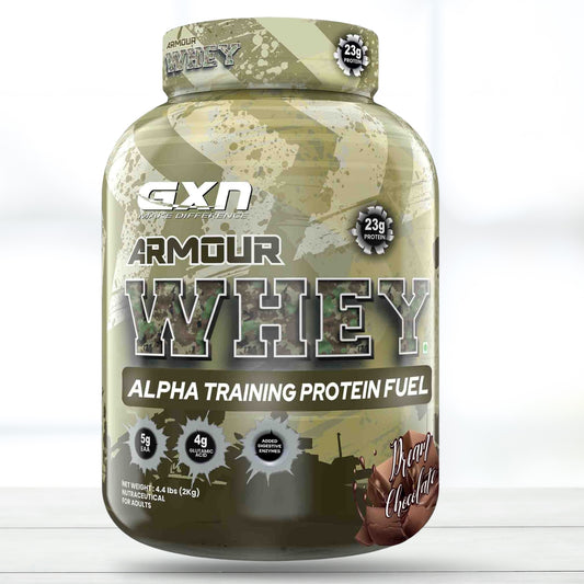 GXN Armour Whey Dream Chocolate 4.4 lbs (2 kg) | Whey Protein Powder | Chocolate Flavour