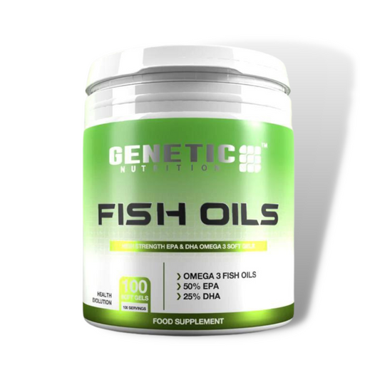 Genetic Nutrition FISH OILS OMEGA-3 100CAPS
