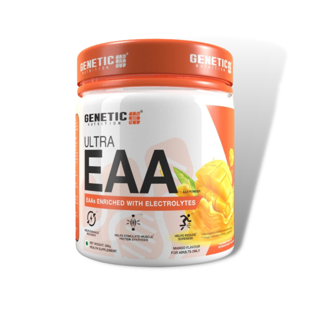 Genetic Nutrition Ultra EAA Essential Amino Acids 30 Serving Mango  Flavor