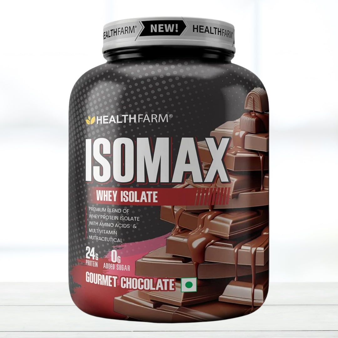 Healthfarm ISOMax 24g Protein 2 KG Gourmet Chocolate Flavoured Whey Protein