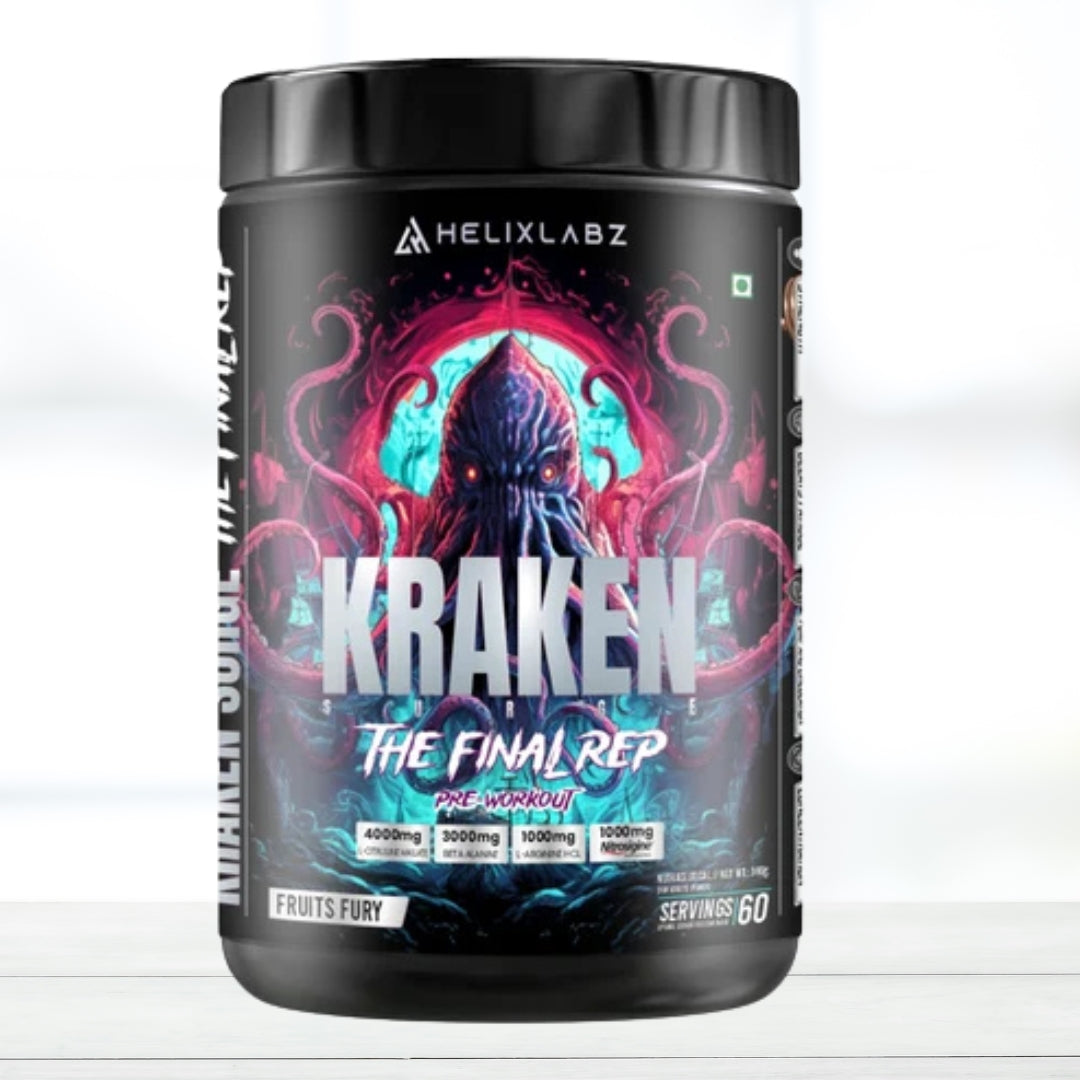 Helixlabz Kraken The Final Rep Pre Workout Powder, 60 Servings | Pre Workout Supplement for Training & Workout Performance