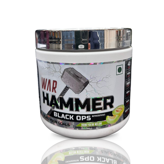 International Protein War Hammer Black OPS Pre Workout 40 Servings Peach Orange With Scan & Verify