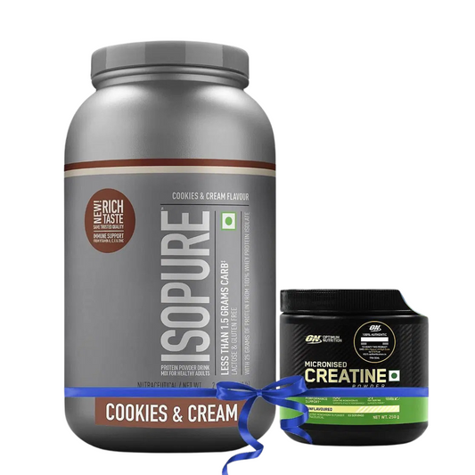 Isopure Low Carb 2kg Cookies & Cream Flavor With Free ON Creatine