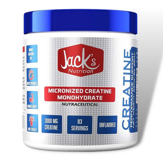 Jack's Nutrition Micronized Creatine Monohydrate 250g 83 Servings