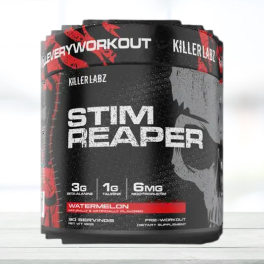 KILLER LABZ STIM REAPER  HIGH STIMULANT PRE-WORKOUT 30 Servings Watermelon Flavor