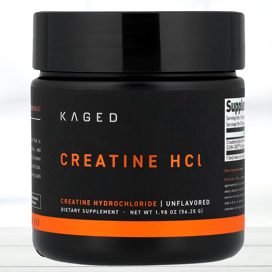 Kaged Creatine HCl 56g Unflavored | Creatine Hydrochloride Powder