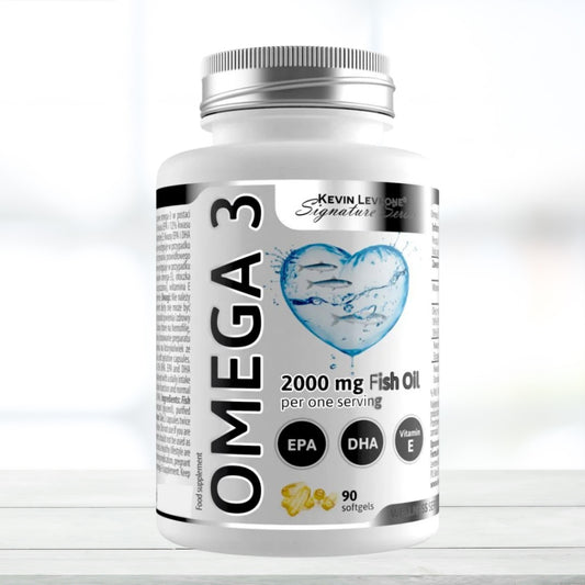 Kevin Levrone Omega-3 2000mg Fish Oil – 90 Softgels | EPA & DHA | Official Imported Product