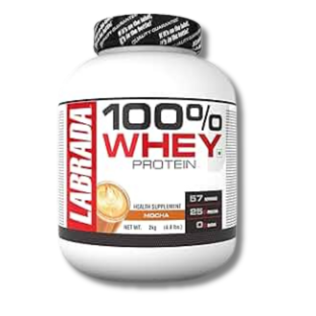 Labrada 100% Whey Protein 4lbs Mocha Flavor | The Muscle Kart