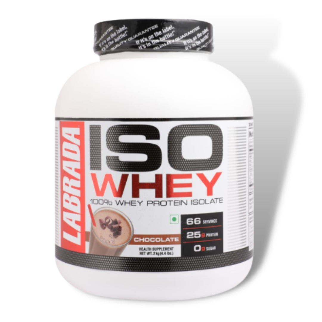 Labrada ISO Whey Protein  4.4 Lbs 2 Kg Chocolate Flavor