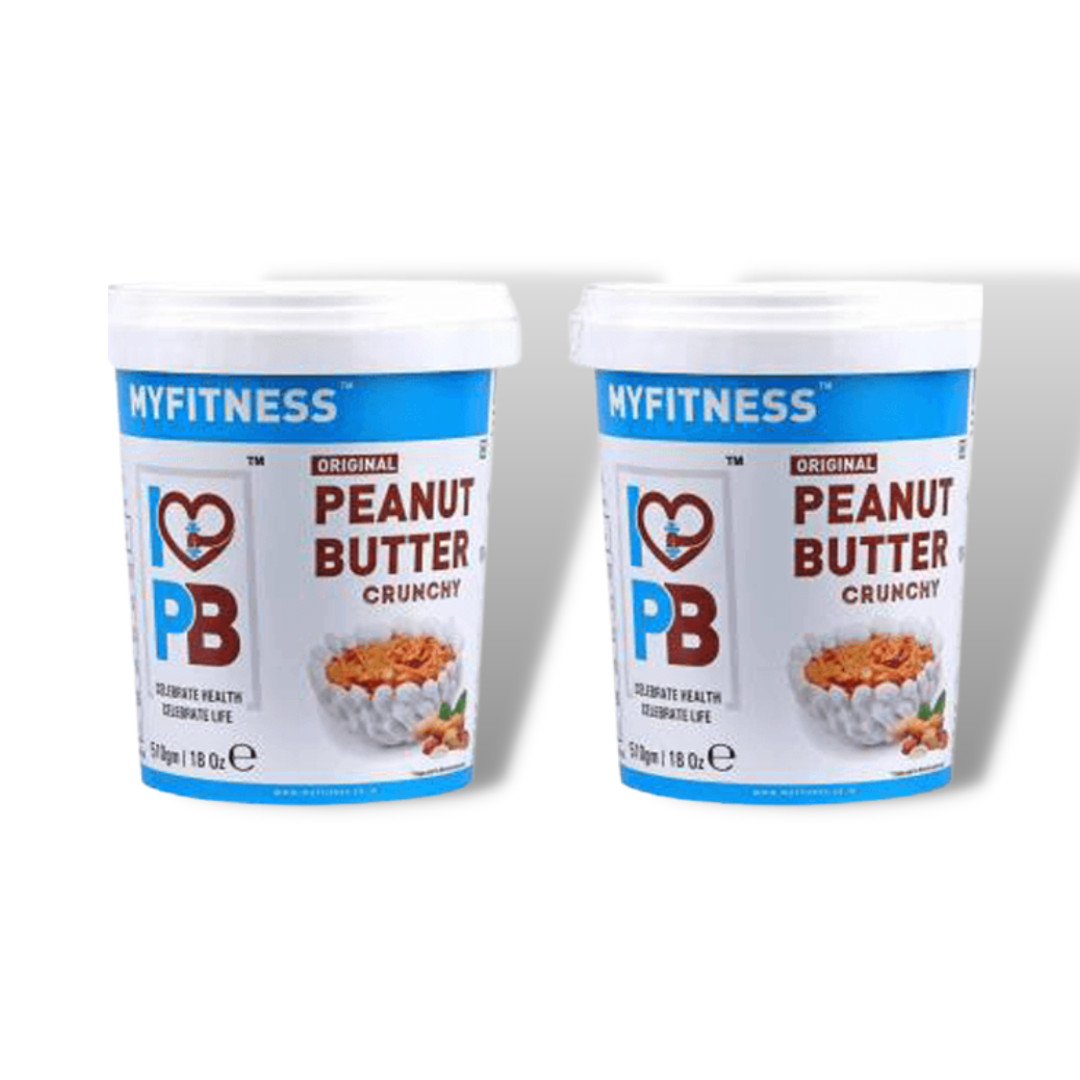 MYFITNESS Original  Crunchy Peanut Butter (510g) 1020 g  (Pack of 2)